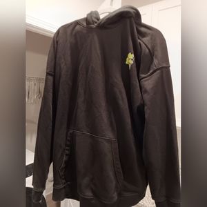 Mushroom hoodie large black double XL